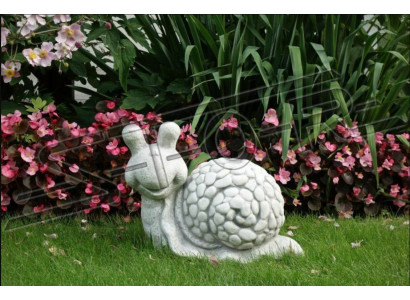 Décoration de jardin escargot en pierre de patio figures de décoration
